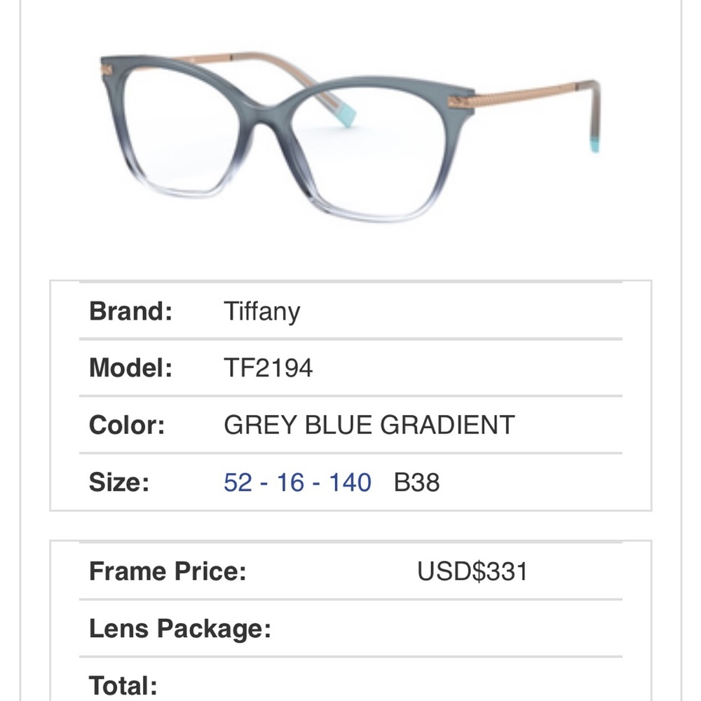 Tiffany & Co. Eyeglasses